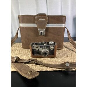 Argus C3 Black Range Finder 35mm Camera f/3.5 50mm Argus Cintar Lens Untested